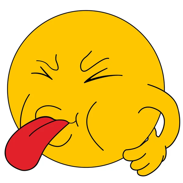 İfadeler. Emoji. Simgeler gülümse. İzole illüstrasyon