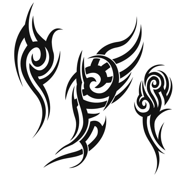 Tribal tattoo.illustration without transparency. — Stock Photo, Image