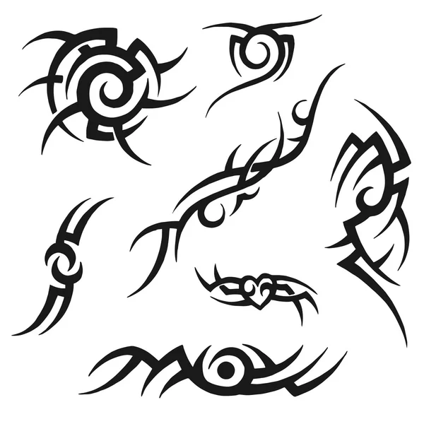 Tribal tattoo.illustration without transparency. — Stock Photo, Image