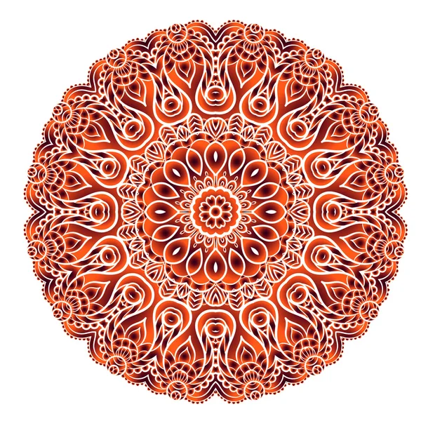 Mandala im indischen Stil — Stockvektor
