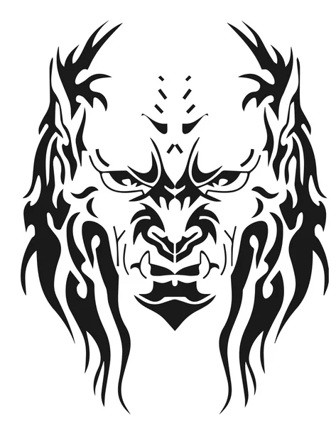 Tribal tattoo vektörel