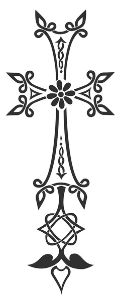 Cross tattoo Vector — Stockvector