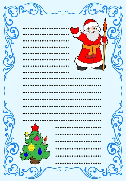 Weihnachtsgruß card.coloring. — Stockvektor