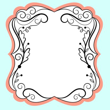 Vintage çerçeve vektörel