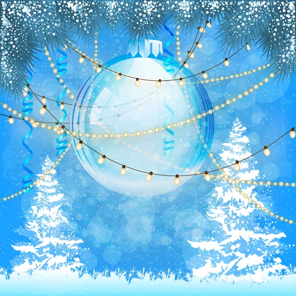 Carte de Noël. contexte — Image vectorielle