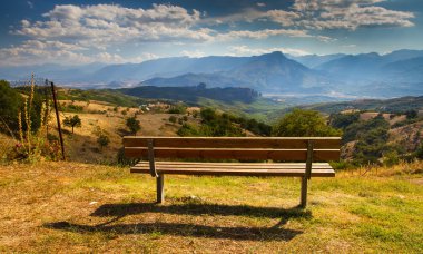 Meteora. Güzel vadi düşünmeyi tezgah
