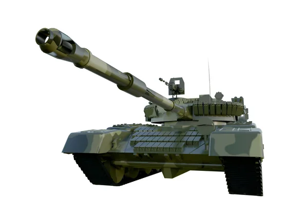 Rysk stridsvagn T-90. isolat på vit bakgrund — Stockfoto