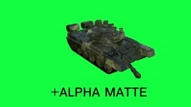 Rus askeri tank t - 90. Yeşil ekran görüntüleri