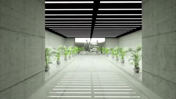 Ouverture de la porte du coffre-fort à la banque. Intérieur réaliste. caméra de mouche .