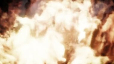 Mahvolmuş bir kıyamet şehrindeki zombi. Mahşer günü görüntüsü. Zombi kıyameti var. Gerçekçi 4k animasyonu.