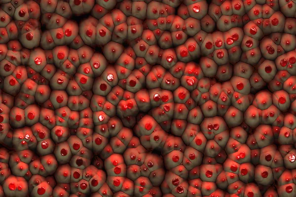 Anatomie organischen Hintergrund. molekulare Zellstruktur. 3D-Darstellung — Stockfoto