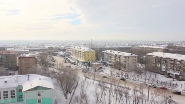 Fütüristik bir manzara 3d animasyon. fantastik görünümü. Gelecek