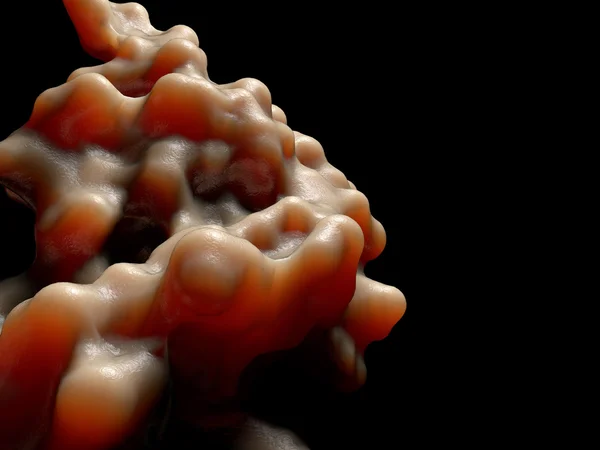 Spermatozoonen, Spermien, die zum Eierstock schweben - 3D-Render — Stockfoto