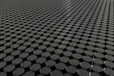 Beyaz arka plan üzerinde petrol varil. iş kavramı. Dolar. ABD