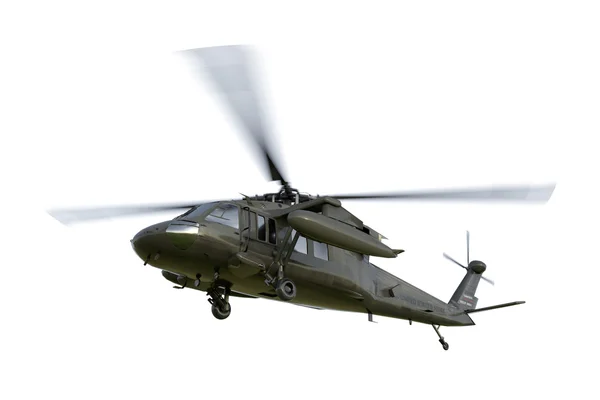 Helicóptero militar UH-60 Black Hawk realista 3d render — Foto de Stock