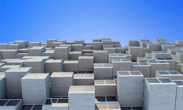 Zukunftsarchitektur. futuristisches Gebäude. modernes Gebäude. Zukunftskonzept — Stockfoto