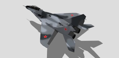 MiG 29, Rus askeri uçak, savaş uçağı, kroki