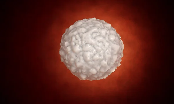 White blood cell,  leucocyte. 3d render — 图库照片