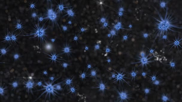 Impulsions cérébrales. Système neuronal. Anatomie humaine. transfert d'impulsions et génération d'informations 