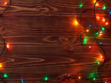 Işıklı Noel arkaplanı