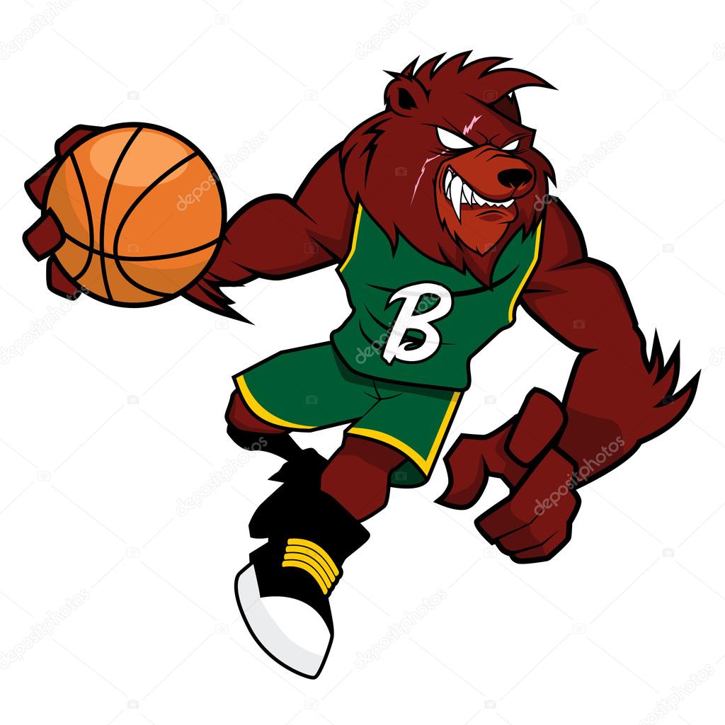 Bear Mascot for Basket ball team