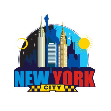 New York gece ve gündüz simgesinin