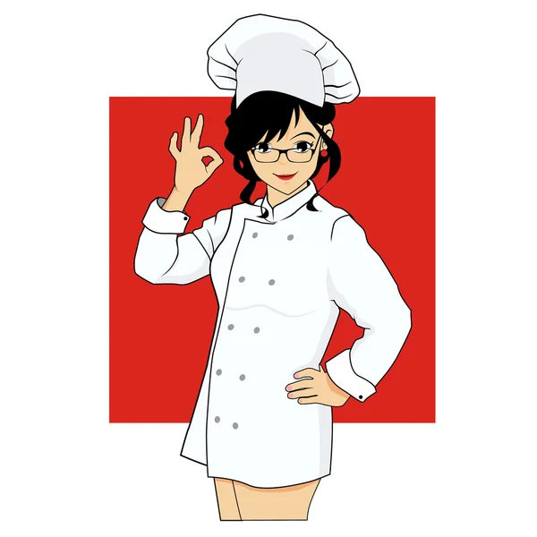 Hot and  Sexy Chef — Stock Vector