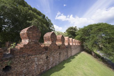 Duvar eski, eski şehrin yaşlı duvar