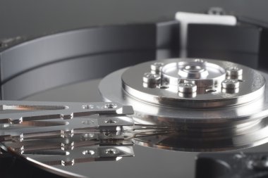 Sabit disk (Hdd içinde yakın çekim)