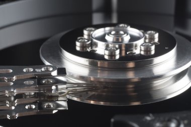 Sabit disk (Hdd içinde yakın çekim)