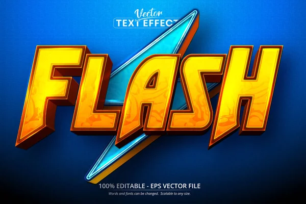 Flash metin, çizgi film biçimi düzenlenebilir metin efekti