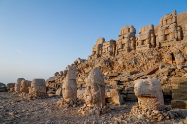 Batı terası, Nemrut Dağı.