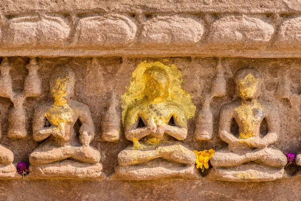 Escultura em pedra hindu — Fotografia de Stock