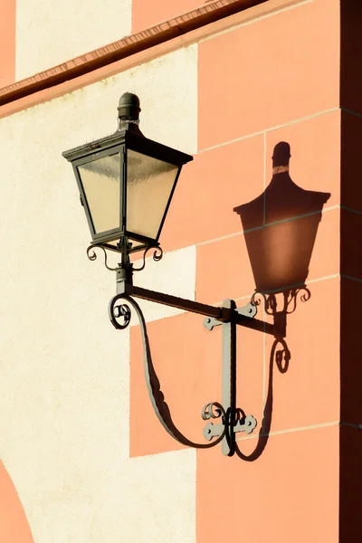 Freiburg sokak lambası — Stok fotoğraf