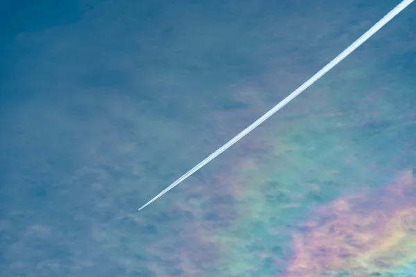 Arcobaleno piatto insolito — Foto Stock