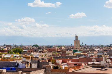 Rooftops of Marrakech clipart