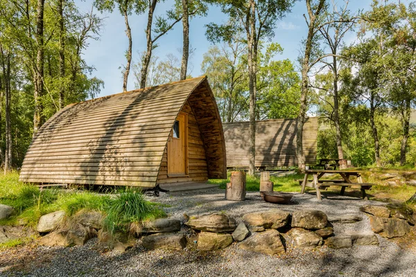 Campamento de madera wigwam — Foto de Stock