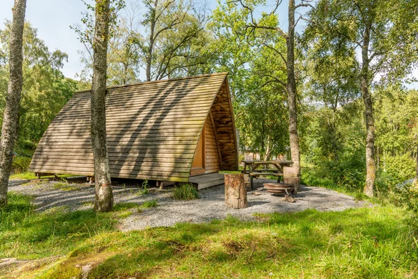 Campamento de madera wigwam — Foto de Stock