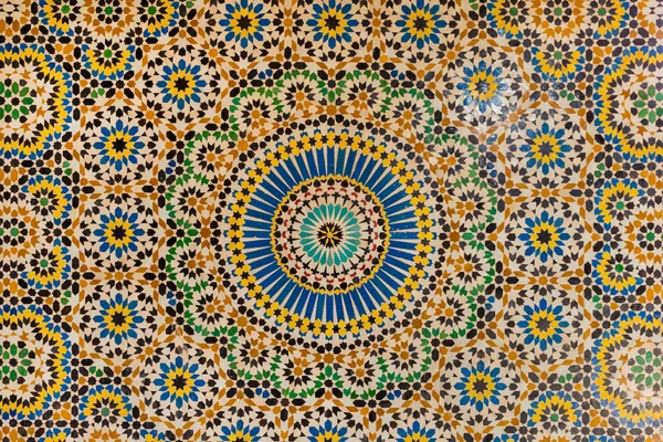 Fine mosaic work in the Kasbah of Glaui — Stock Photo, Image