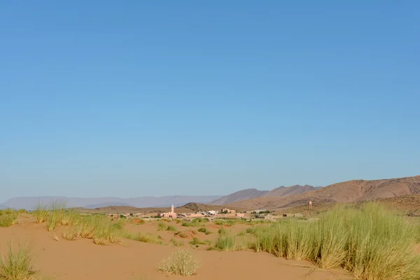 Деревня пустыни под Гельмимом — стоковое фото