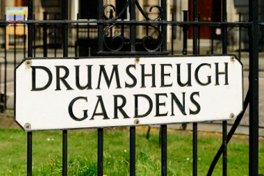 Drumsheugh Gardens için sokak işareti