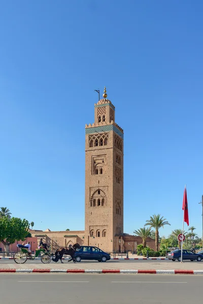 De Koutoubia moskee in Marrakech — Stockfoto