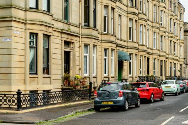 Glasgow 'daki iskan sokağı.