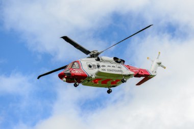 Kalktıktan hm sahil güvenlik helikopteri 