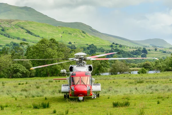 HM kustbevakning helikoptern landade — Stockfoto