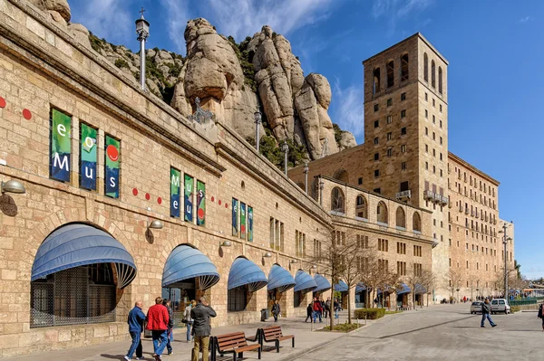 Benedictinarum abdij van Santa Maria de Montserrat — Stockfoto