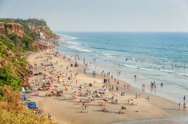 Varkala Beach görünümü