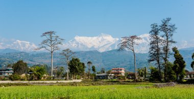 Pokhara Annapurna aralığı