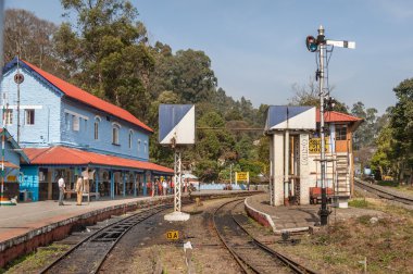 View from the train of Coonoor station