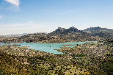 View of Zahara - El Gastor Reservoir